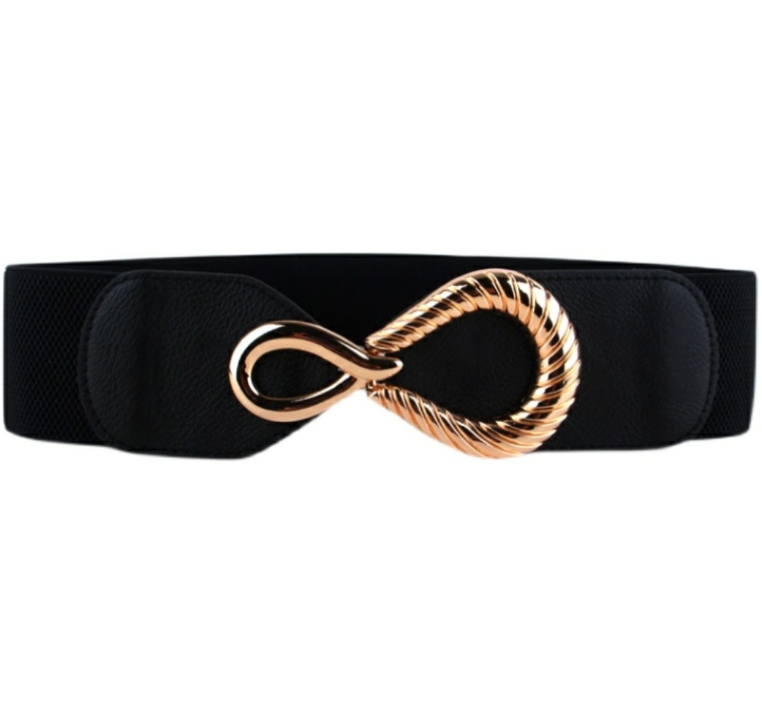 Thắt lưng nữ dây nịt nữ đai váy bản to 7cm Thun Co Giãn mang Đầm váy Casual Thời Trang Hàn QUốc dona23052901