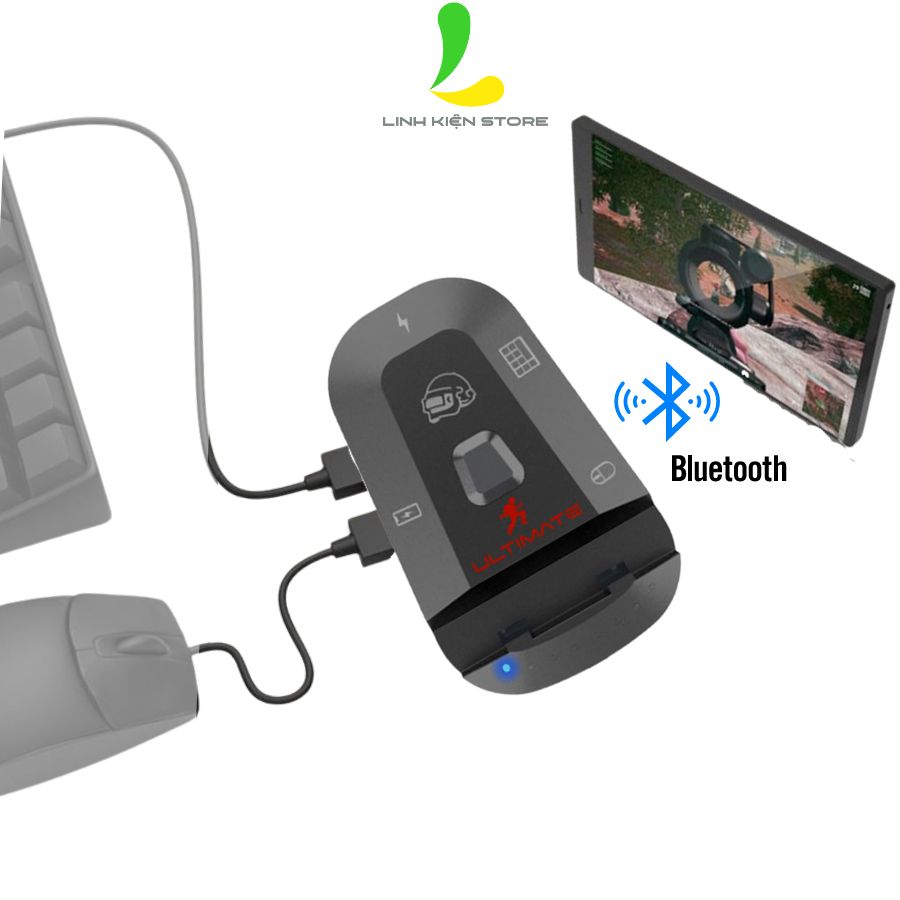 Bộ chuyển đổi chơi game Meiying M2 Ultimate - Thiết bị hỗ trợ phím chuột kết nối điện thoại hỗ trợ mọi hệ điều hành - Hàng nhập khẩu
