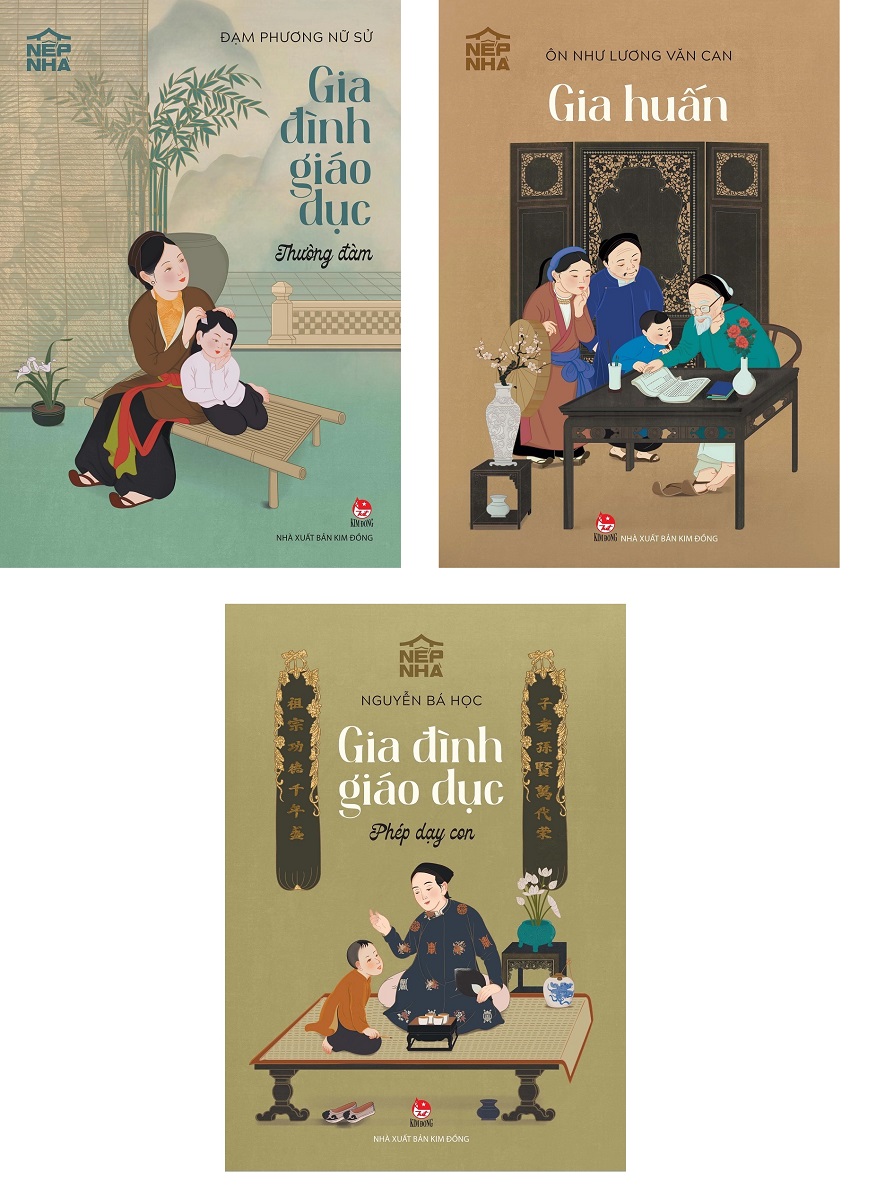 Combo Nếp Nhà: Gia Đình Giáo Dục - Phép Dạy Con, Gia Huấn, Thường Đàm (3 Cuốn)