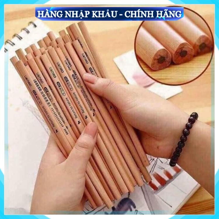 Sét 10 bút chì gỗ màu chì đậm, rõ nét, mịn đẹp