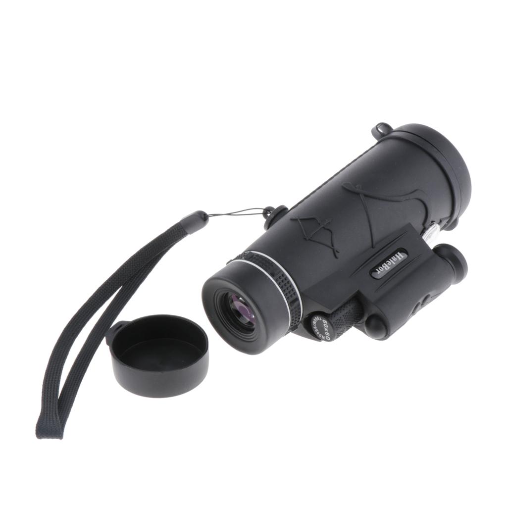 50x60 Focus Zoom Outdoor Travel HD OPTICS Monocular Telescope Day & Night