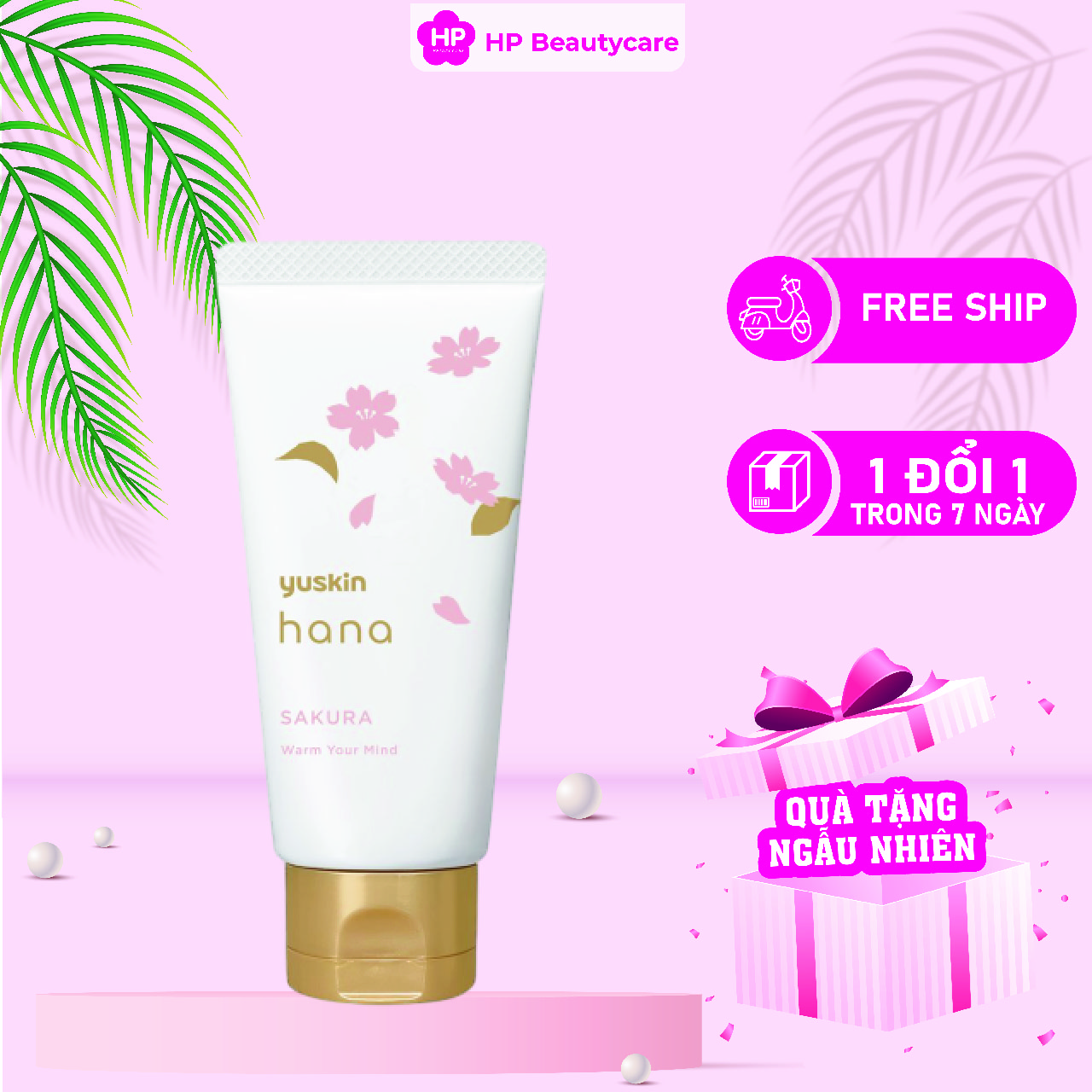 Kem Dưỡng Da Tay Hương Hoa Anh Đào Yuskin Hana Sakura (Tuýp 50G)