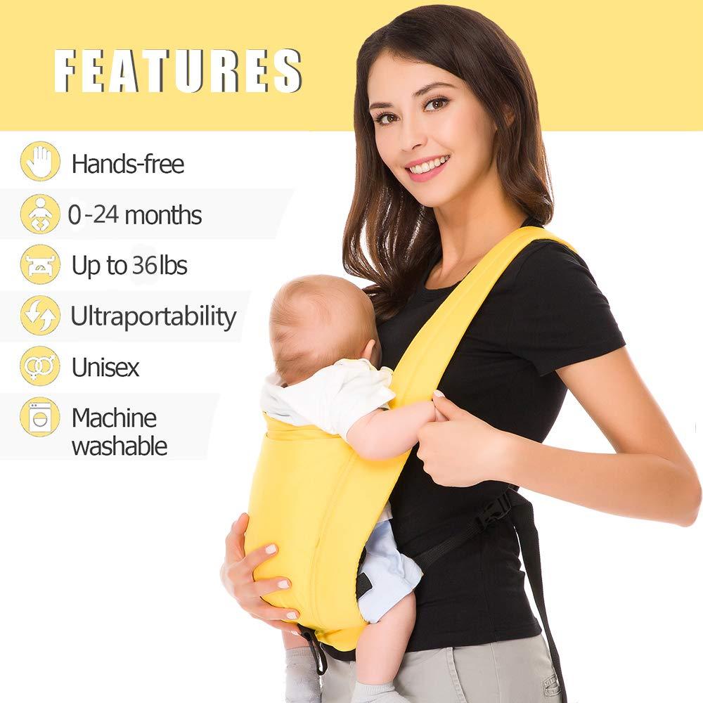 Cuby Em Bé Cotton Tự Nhiên Cho Bé Sling Bé Giá Đỡ Thêm Thoải Mái Dễ Dàng Mặc Mang Sơ Sinh X Loại Tàu Sân Bay
