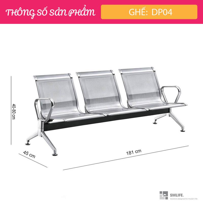 Ghế băng chờ INOX SMLIFE DP03