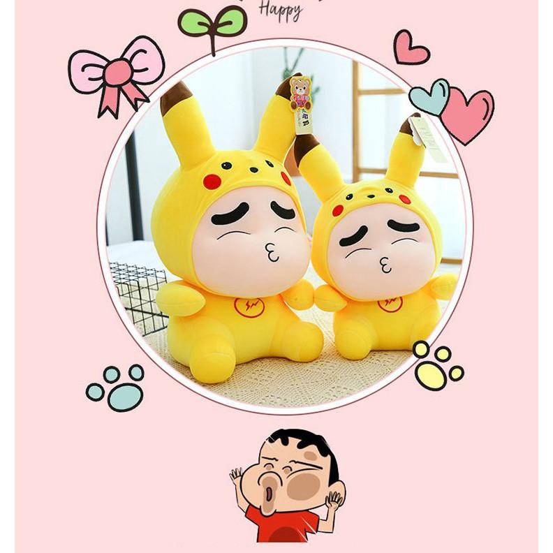 GẤU BÔNG SHIN MỎ CHU ÁO VÀNG MẪU MỚI FULL SIZE