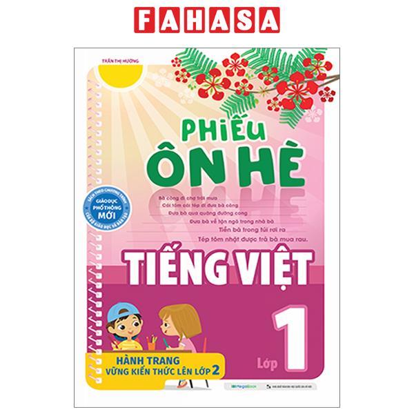 Phiếu Ôn Hè Tiếng Việt Lớp 1