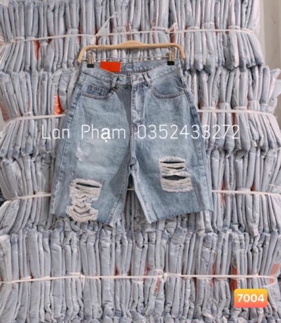 QUẦN NGỐ JEAN RÁCH CÁ TÍNHmã 7004