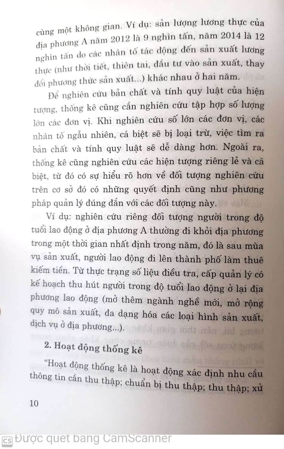 Phương pháp thu thập và xử lý số liệu thống kê cơ bản (Dành cho cán bộ quản lý cấp cơ sở)