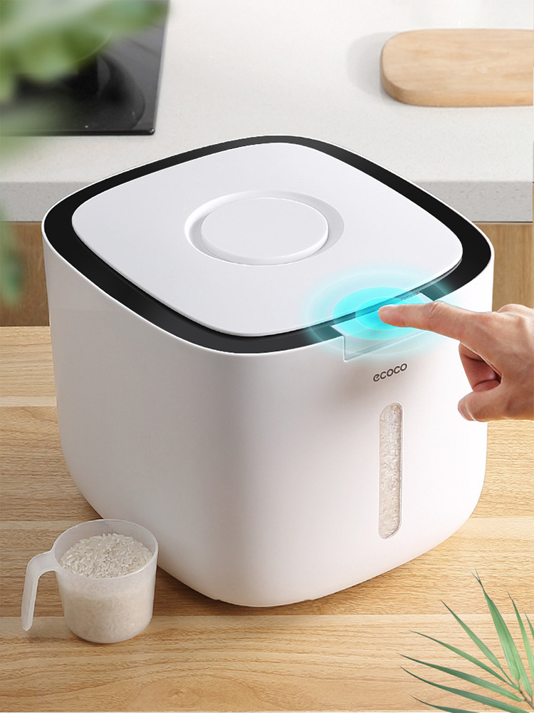 Thùng Đựng Gạo Nhà Bếp Loại 5 và 10 Kg Tặng Kèm Cốc Đong - Chống Ẩm Mốc Chống Mối Mọt