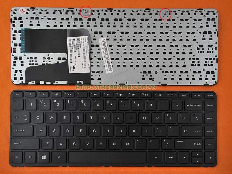 Bàn Phím thay thế cho laptop HP 14N Pavilion 14-e000 14-n000 14-d000 14-r000 - MÀU ĐEN - CÓ KHUNG