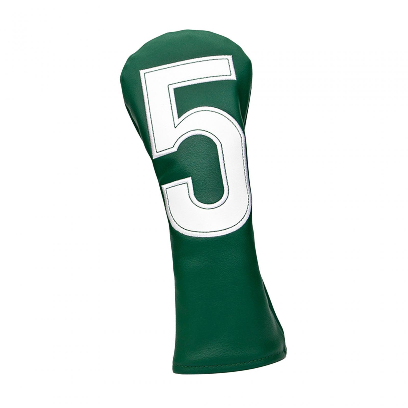 Golf Club Head Covers Wood Headcover PU Head Protection Wrap Protective Sleeve Durable Golf Club Cover Golf Headcover