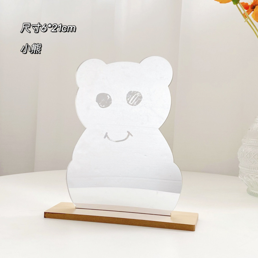 Gương Đế Gỗ 2 Mặt Nhiều Hình Xinh Xắn Decor Phòng Ngủ, Nhà Cửa