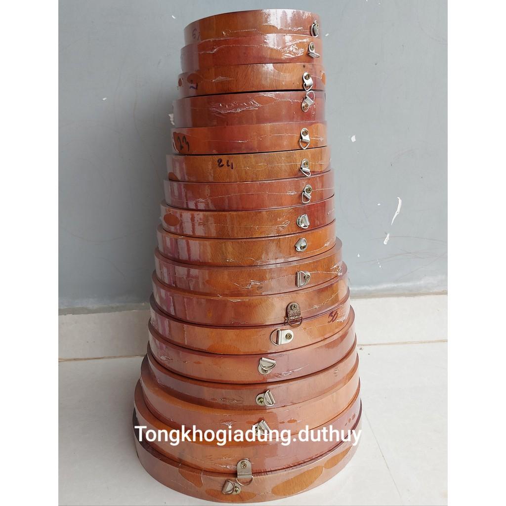 Thớt gỗ tự nhiên, hình tròn