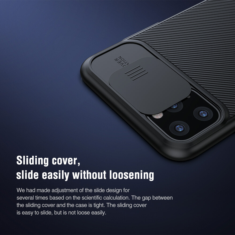 Ốp lưng chống sốc bảo vệ Camera cho iPhone 11 Pro Max  hiệu Nillkin Camshield  - Hàng chính hãng