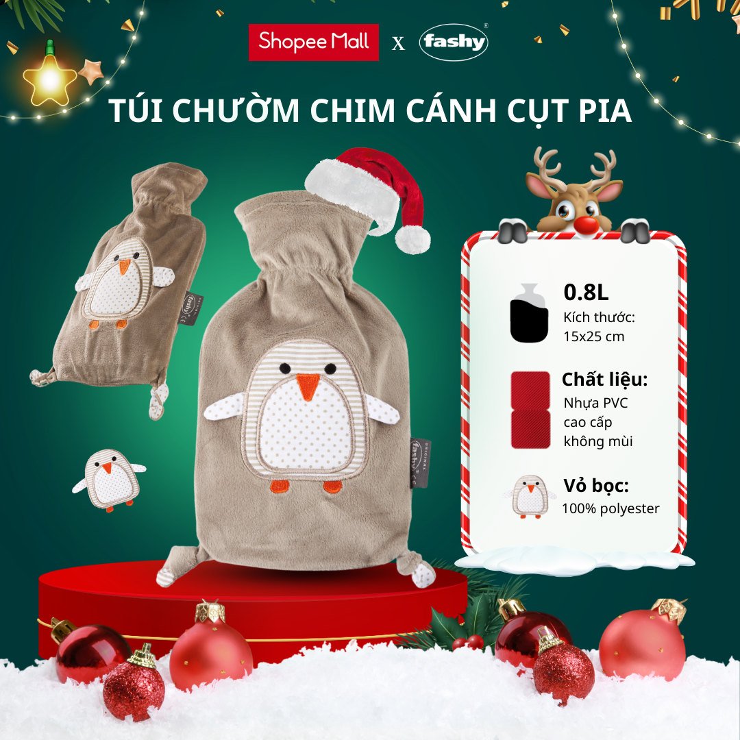 Túi Chườm Fashy Germany hoạ tiết Chim Cánh Cụt Pia