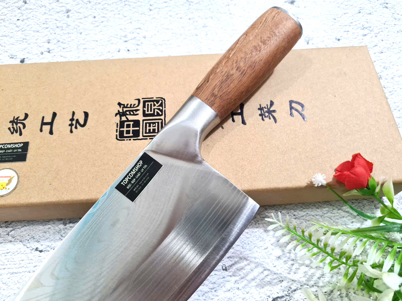DAO - DAO BẾP NHẬT BẢN SANTOKU MÃ DT124 nt topcoomshop vn