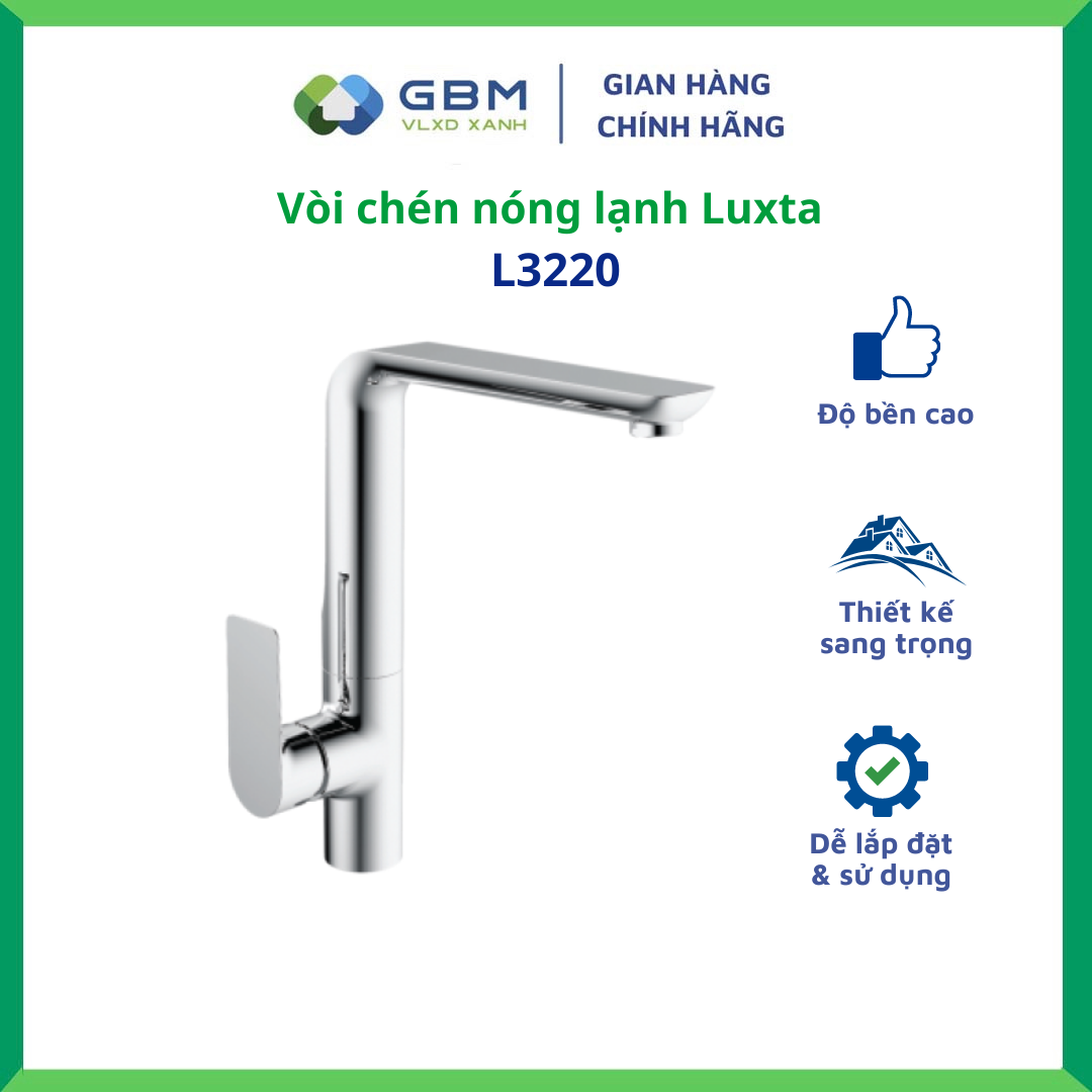 Vòi Chén Nóng Lạnh Luxta L3220