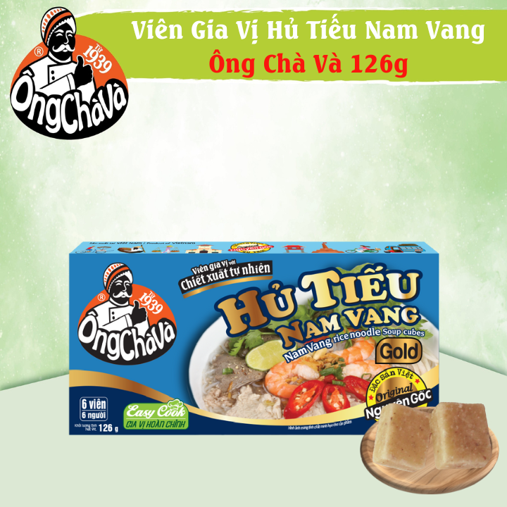 Viên Gia Vị Hủ Tiếu Nam Vang Ông Chà Và Gold 126gr