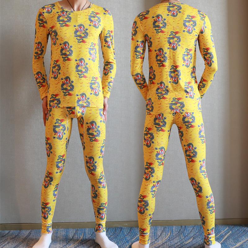 Quần Lót Sinh Nhiệt Mùa Đông Ấm Quần Áo Dài Johns In Bông Nhiệt Quần Legging Thun Thun Và Chân Váy Quần Áo Dành Cho Nam