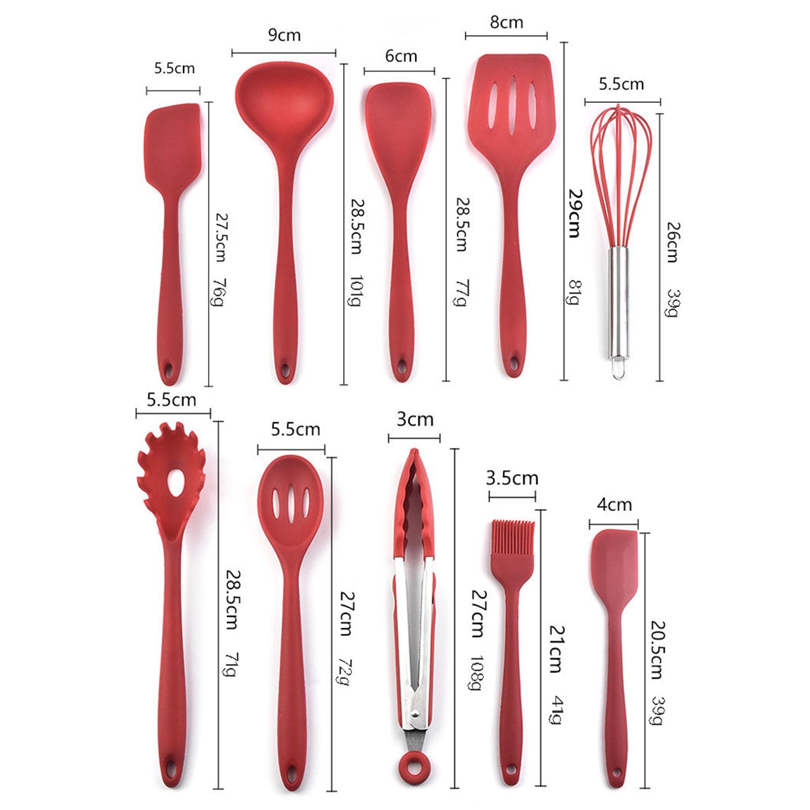 Bộ đồ dùng nhà bếp 10 món silicone chống dính