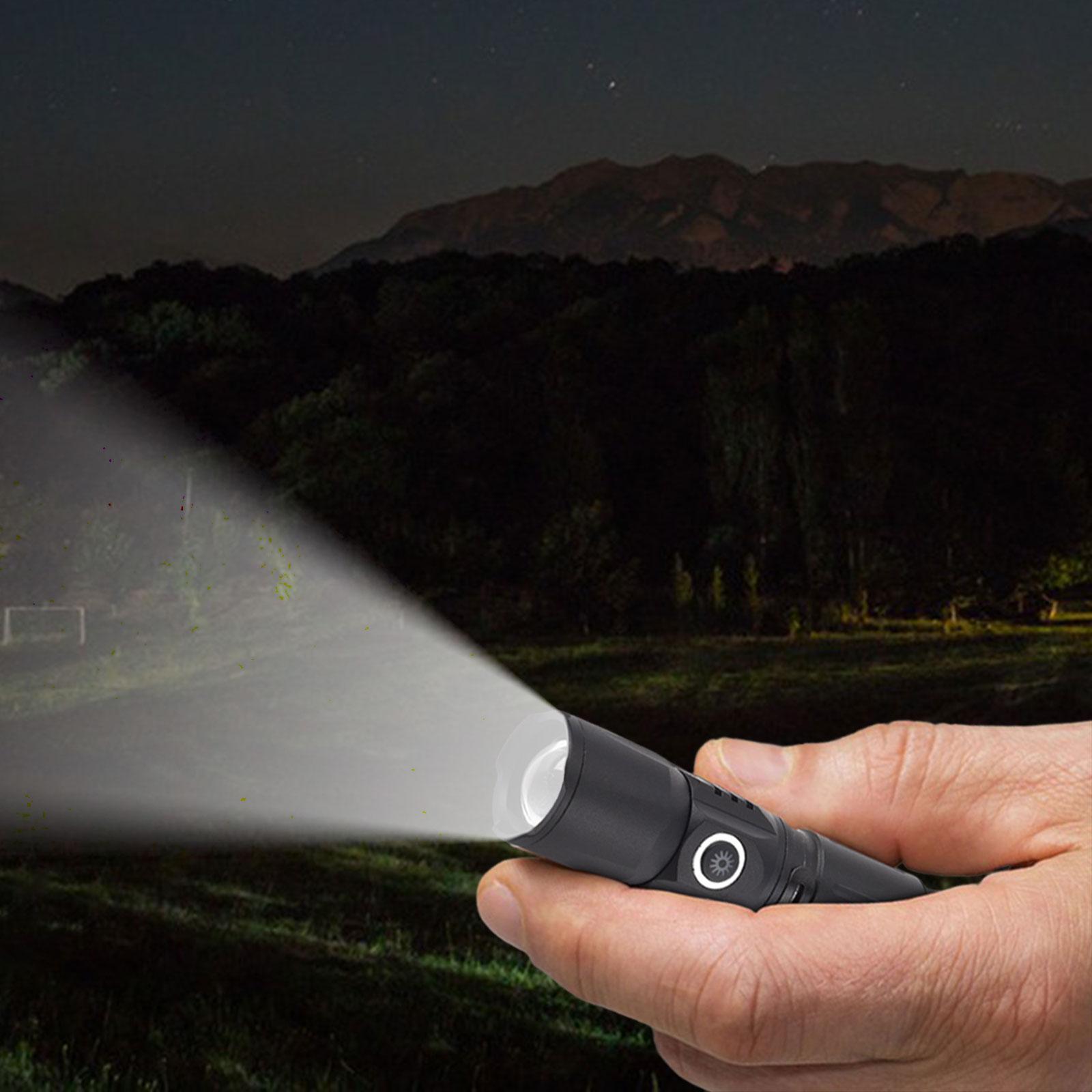 Camp Flashlight Handheld Pocket Flashlight for Outdoor Exploring Backpacking