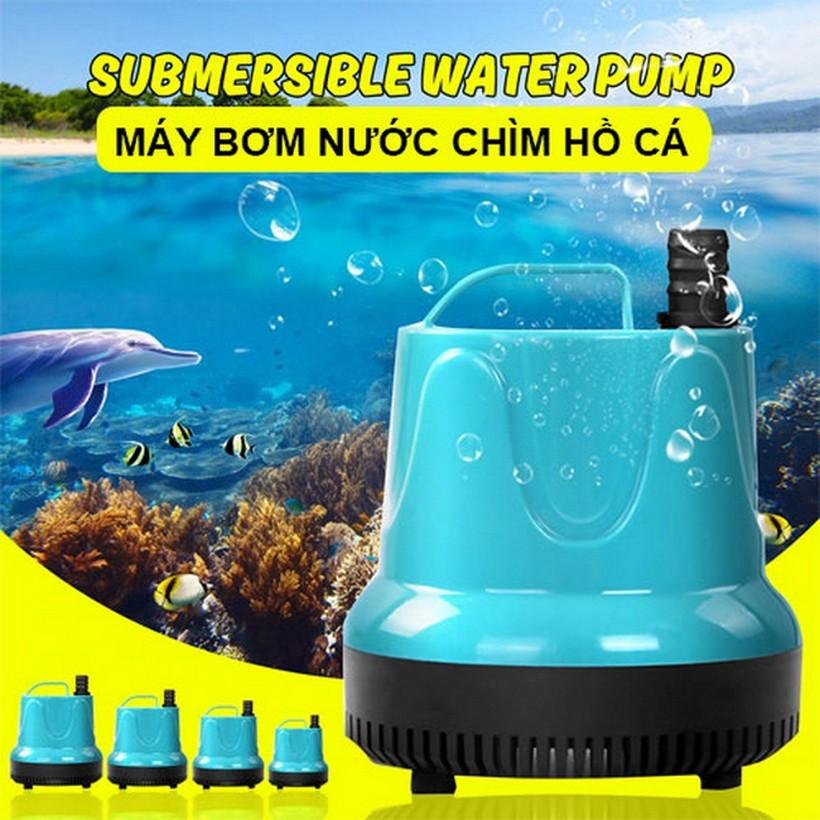 Máy Bơm Nước Chìm Cho Bể Cá, Máy Bơm Lọc Siêu Yên Tĩnh Hút Nước 360độ, 220V EBANG EB-A300, EB-A600, EB-A800