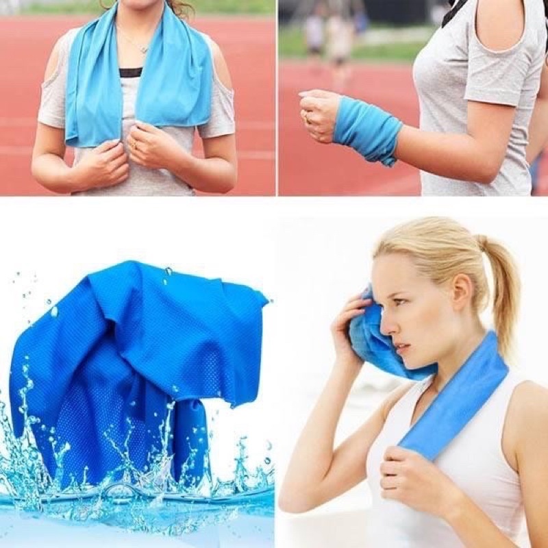 Khăn lau mồ hôi tập Yoga , kích thước 110cm x 25cm khăn thêu vải cotton cao cấp pha nhung mềm mại thấm hút mồ hôi, sử dụng trong các ngoại khoá ngoài trời , gym , thể thao , yoga