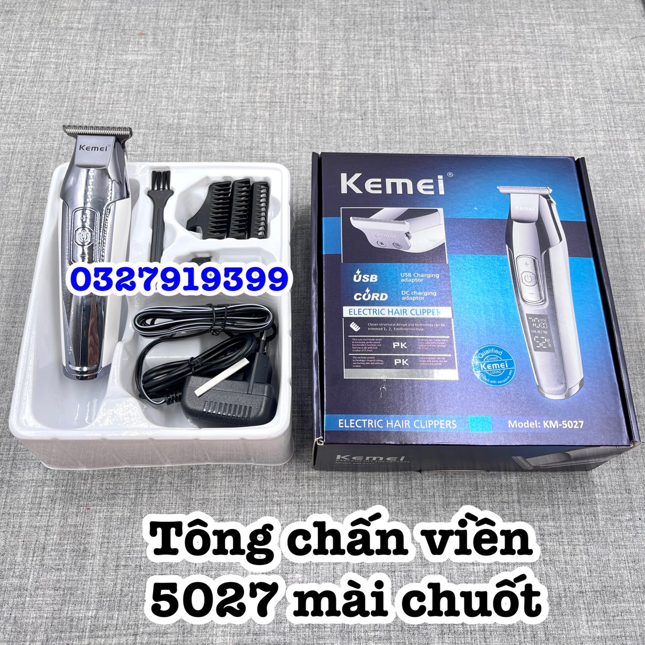 Tông đơ chấn viền cao cấp 5027 mài chuốt