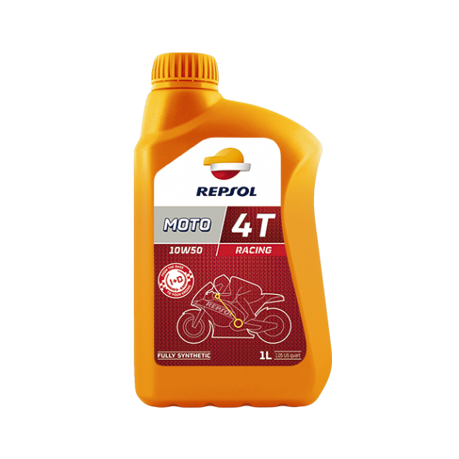 Dầu Nhớt Xe Số Repsol Moto Racing 4T 10W50 CP (1L)