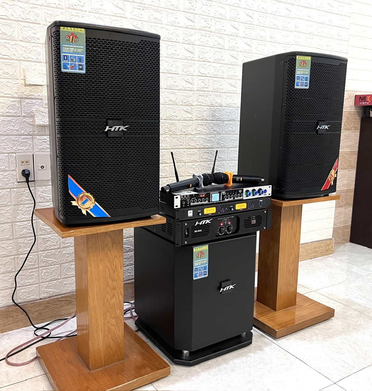 Dàn âm thanh karaoke và nghe nhạc HTK Hải Triều PA - 4500 Cao cấp