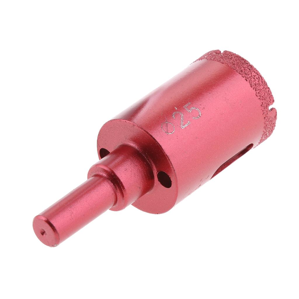 2 Pieces 25mm&20mm Diamond Tool Drill Bit Glass Ceramic Marble Tile
