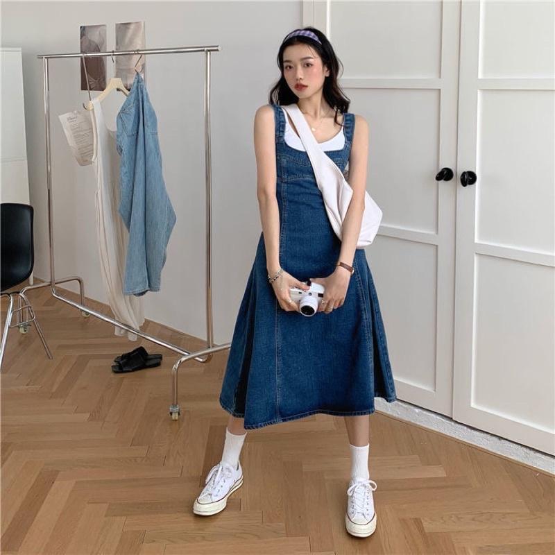 VÁY YẾM BÒ 2 DÂY DEMIN ULLAZANH CAO CẤP