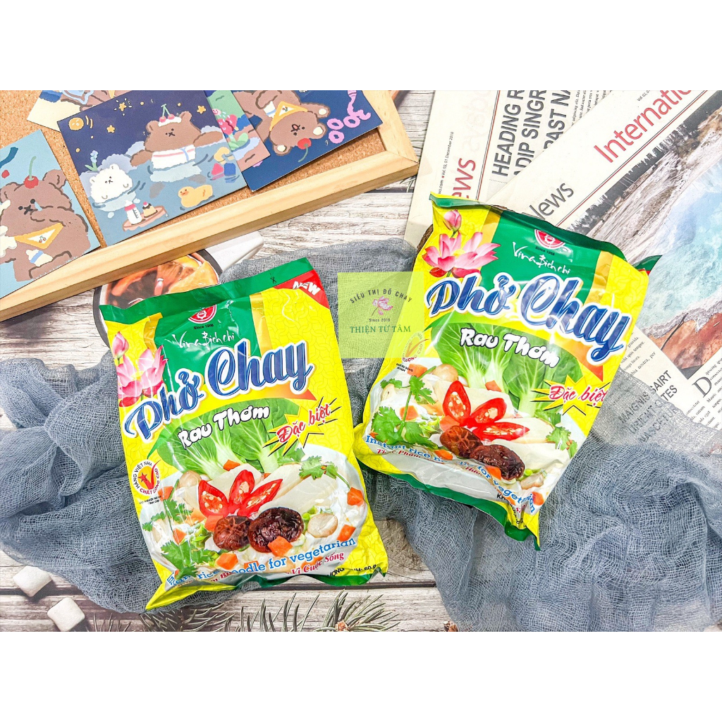 Thùng 30 Gói Phở Chay Rau Thơm Bích Chi Gói 60g