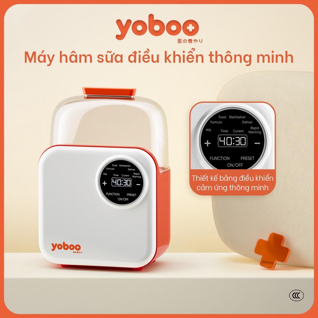 Máy hâm nóng sữa đôi điện tử Yoboo YB-0042 có 6 chức năng, điều khiển cảm ứng, hẹn giờ trước - Hàng chính hãng