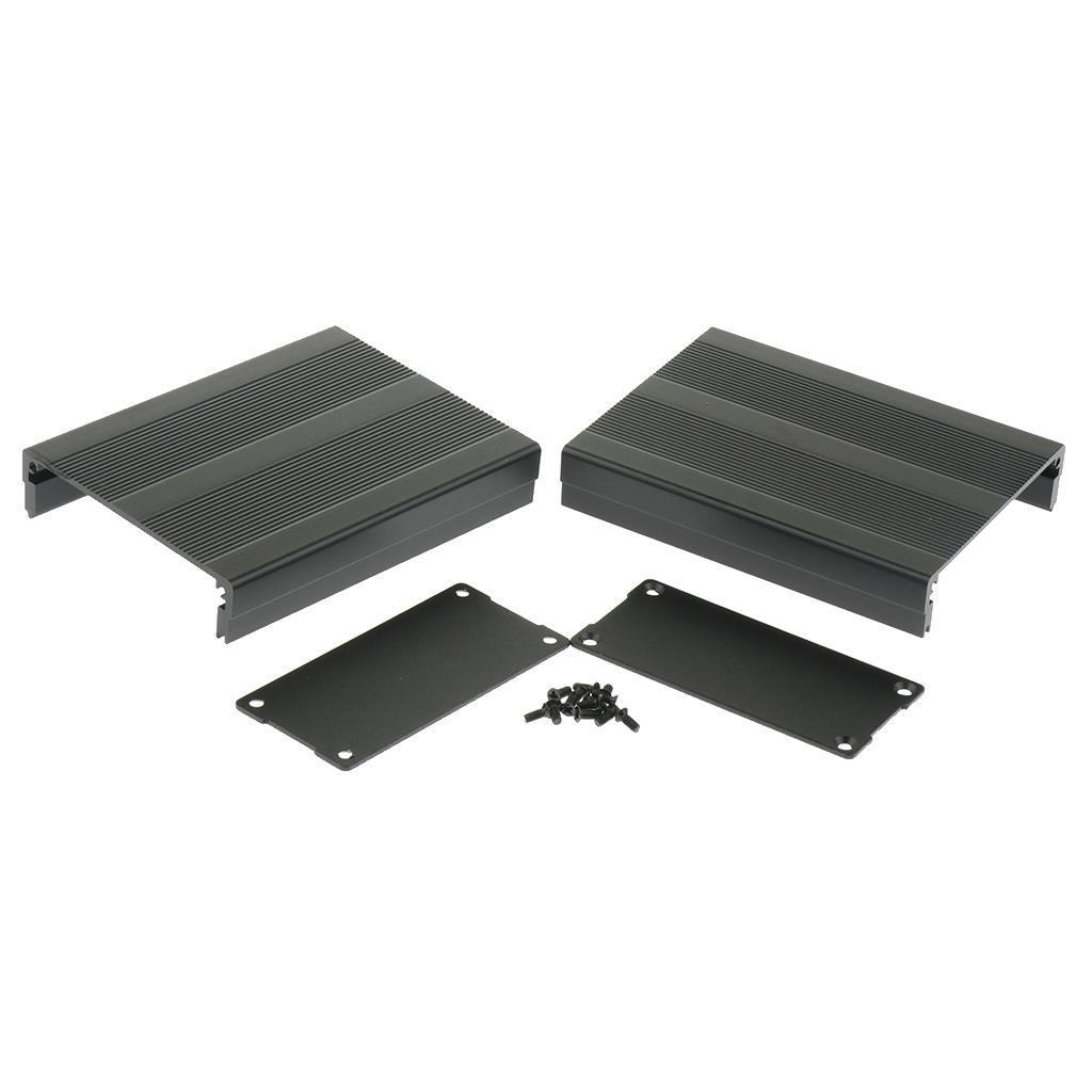 100x76x35mm Extruded Aluminum Project Electronic PCB Box Instrument Case