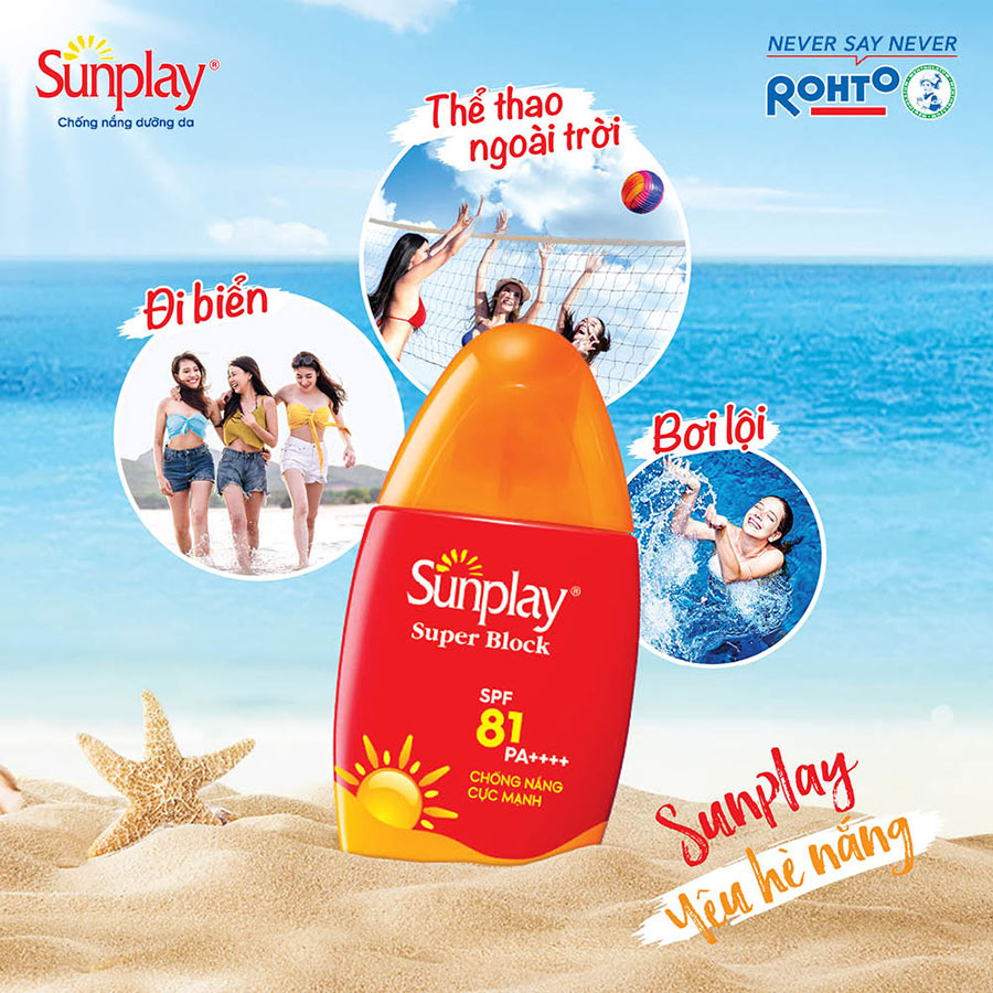 Sữa Chống Nắng Cực Mạnh Sunplay Super Block SPF81, PA++++