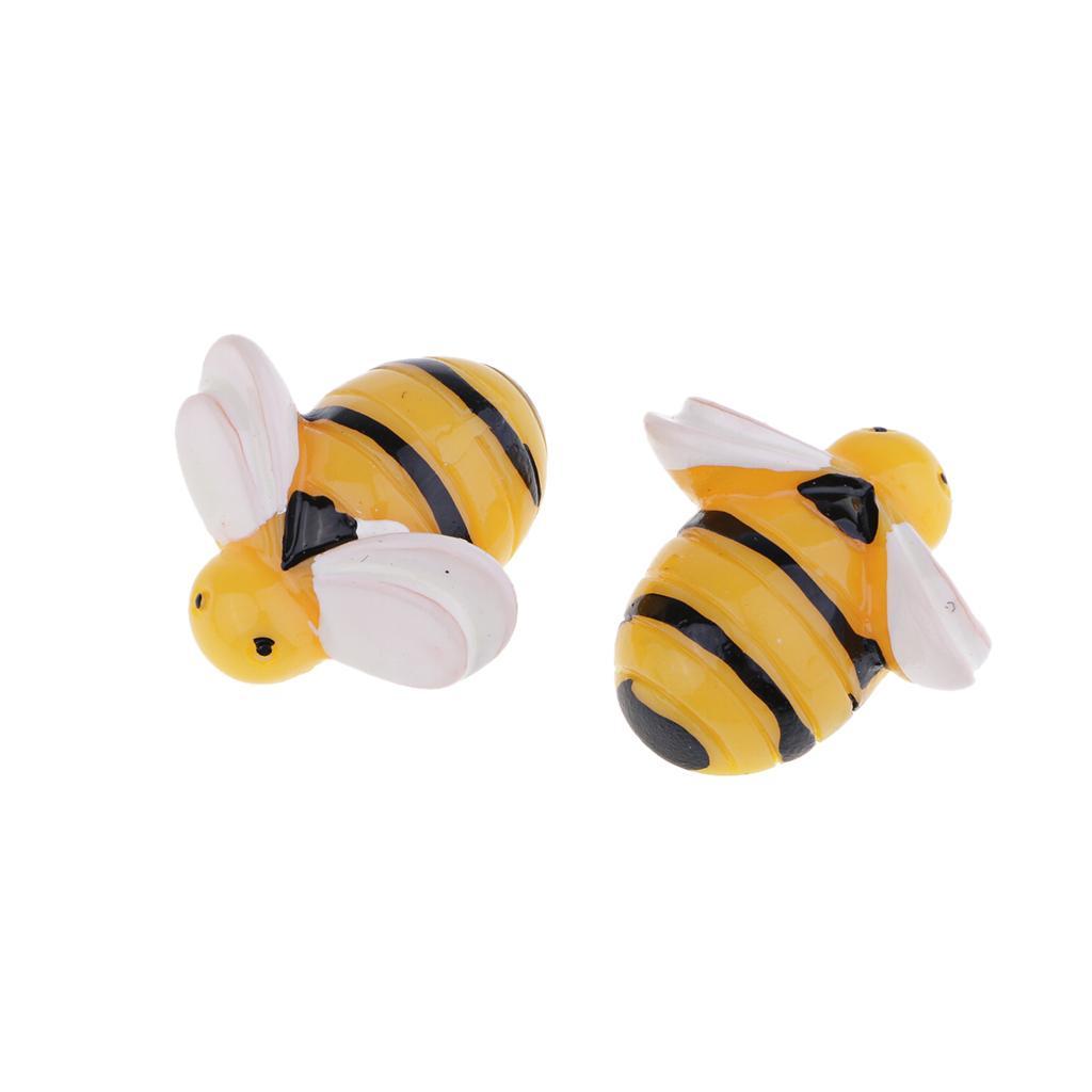 10-20pack 10 Pieces Bee Shape Resin Flatback Embellishment DIY Phone Case