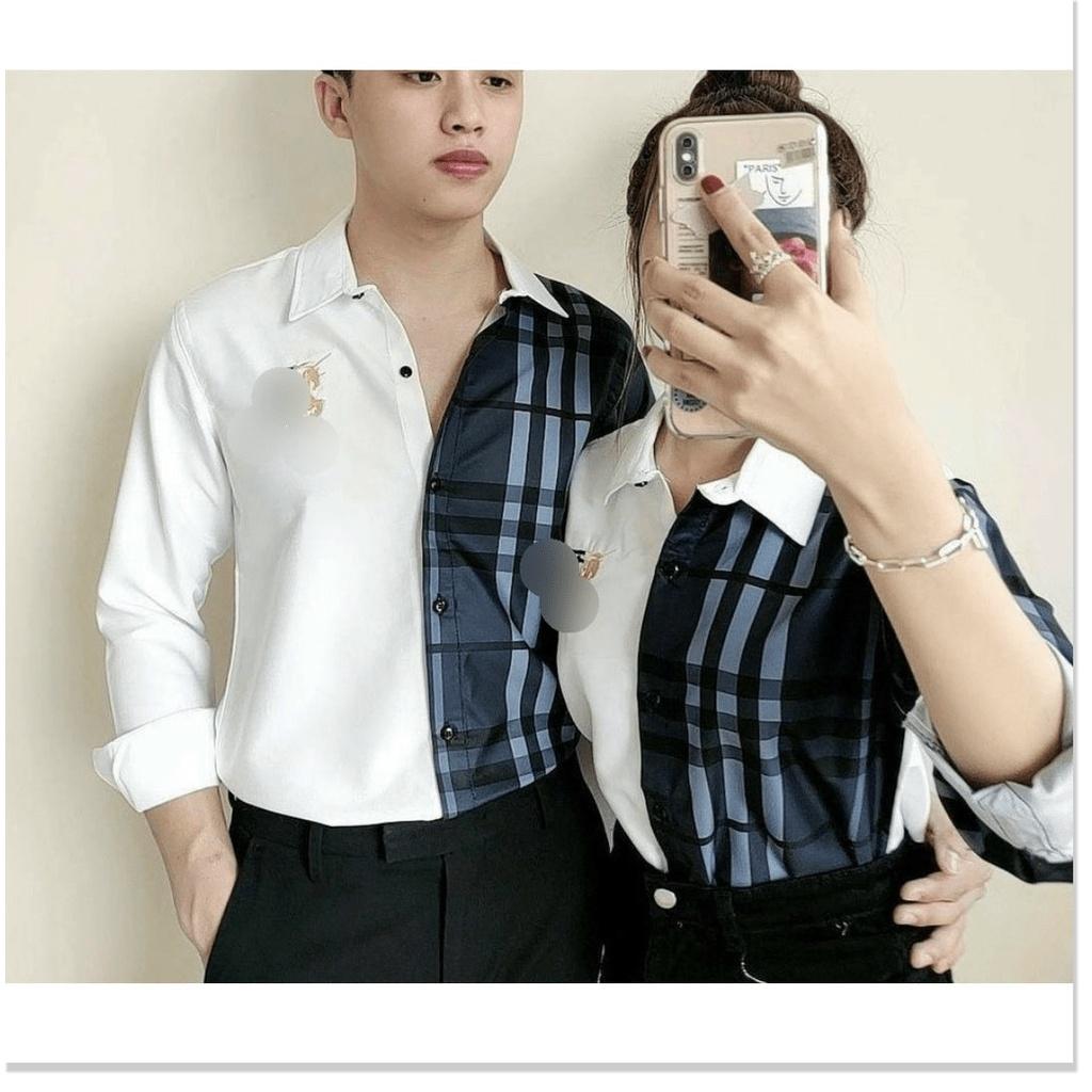 Áo sơ mi cặp đôi CỰC ĐẸP HOẠ TIẾT CARO