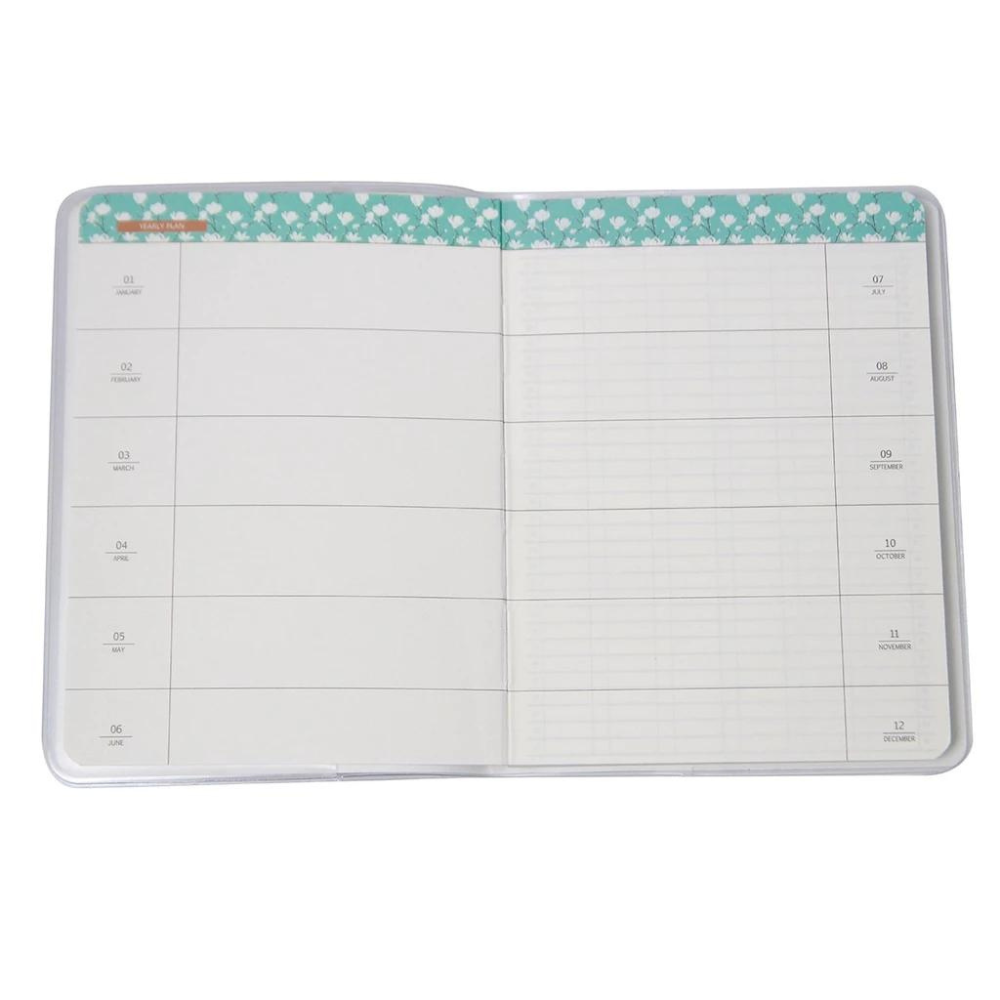 Sổ Tay A6 Weekly Planner Ghi Chú Quản Lí Kế Hoạch Tuần Hiệu Quả Bìa Bọc Plastic Chống Nước - Drawing