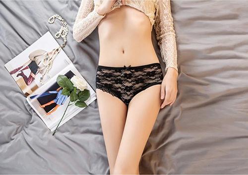 Combo 05 Quần Lót Nữ Ren Nơ Nhiều Màu Cao Cấp Thoải Mái Sexy