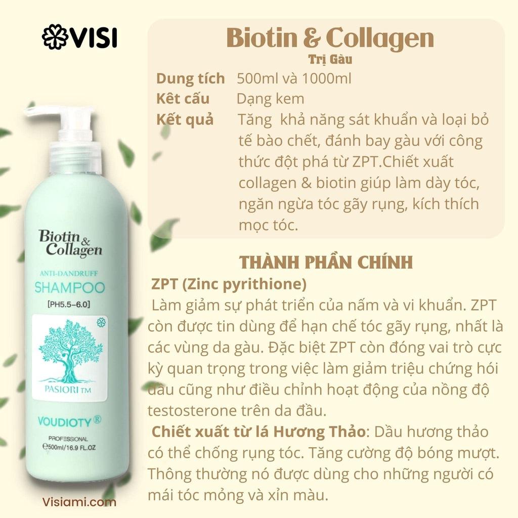 Cặp Dầu gội và dầu xả Biotin collagen