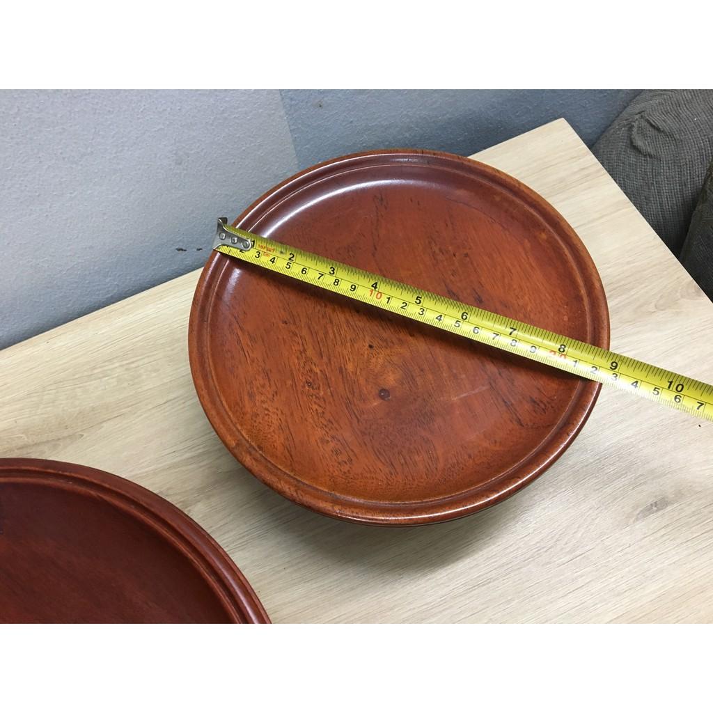 Mâm bồng 22 cm gỗ gụ bày mâm ngũ quả