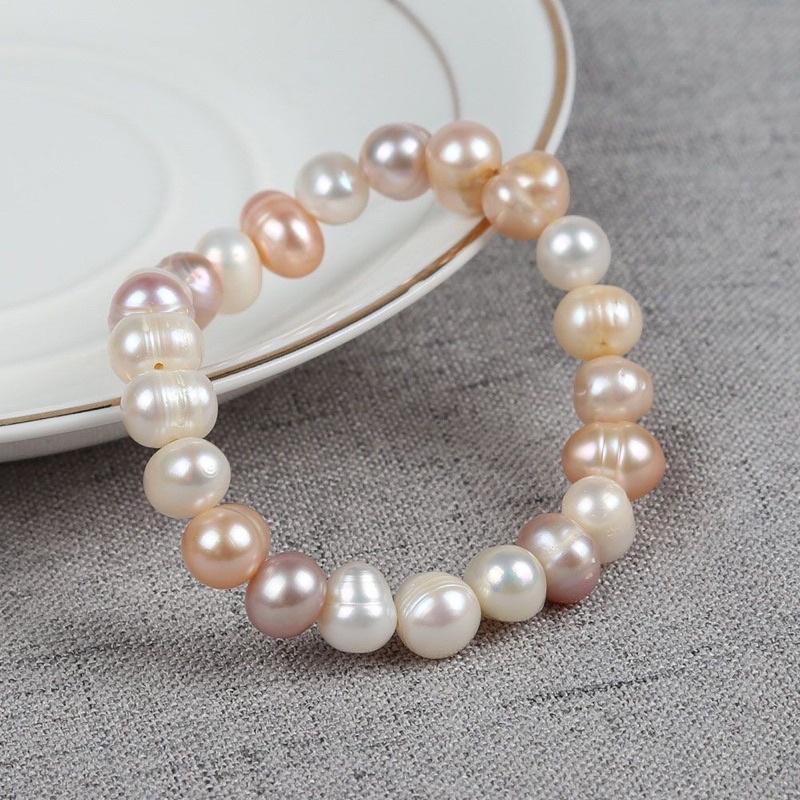 Vòng Tay Hạt 8 Ly Rằn Lõi Thun Co Giãn Dễ Thương - Trường Thịnh Ngọc Trai