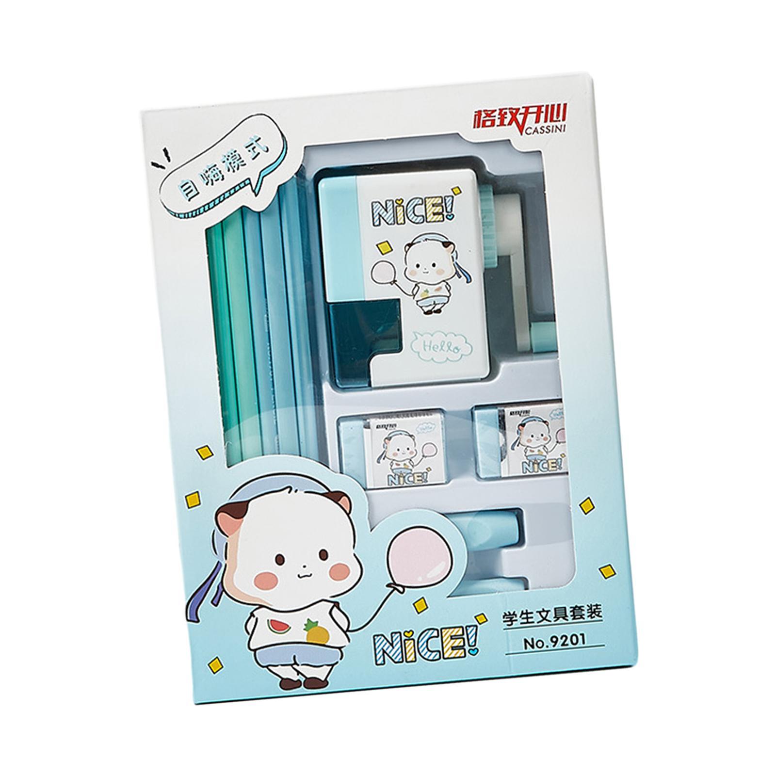 School Stationary Set Gifts for Kids Cute Back to School Supplies 12 Pencils