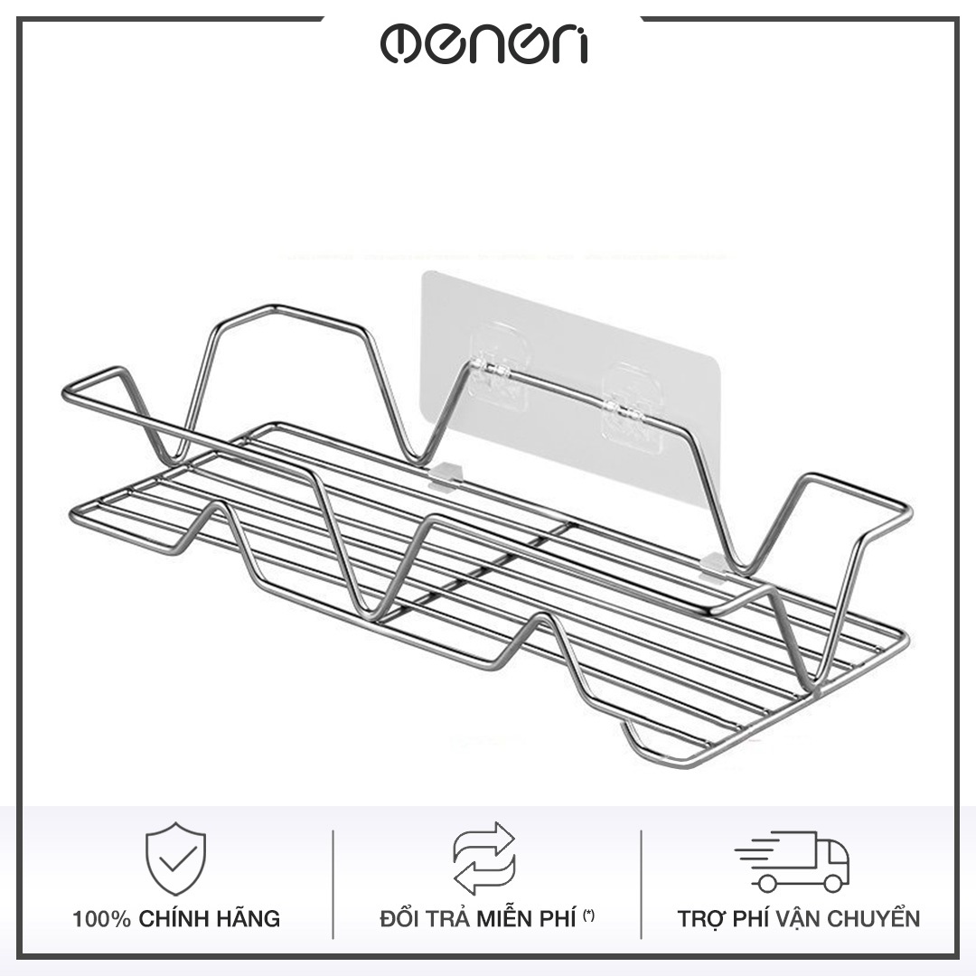 Giá treo đồ nhà tắm INOX 304 Dán Tường gạch men không han rỉ kích thước 30cm - KT30