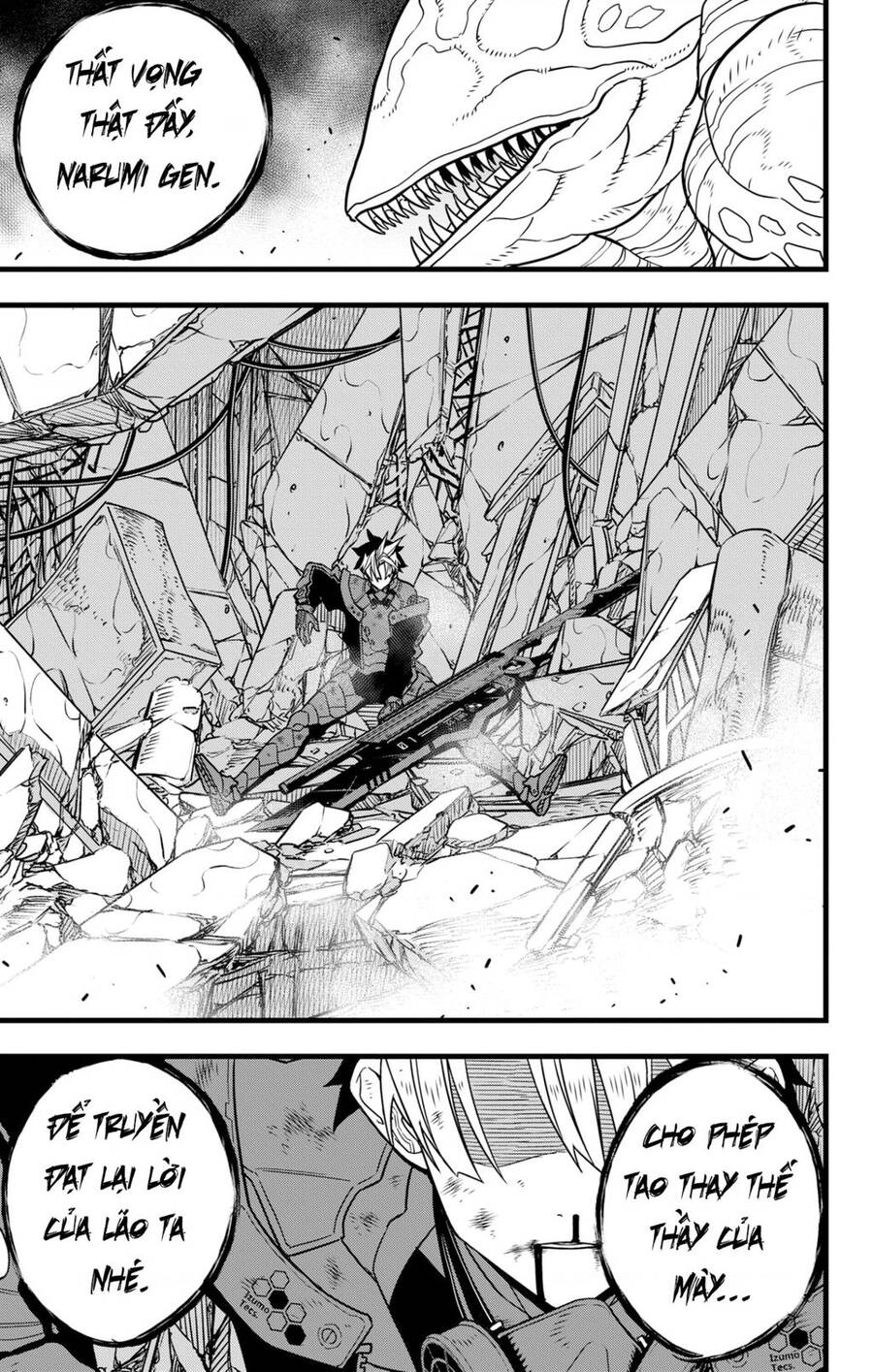 hôm nay - tôi hóa kaiju chapter 86 15