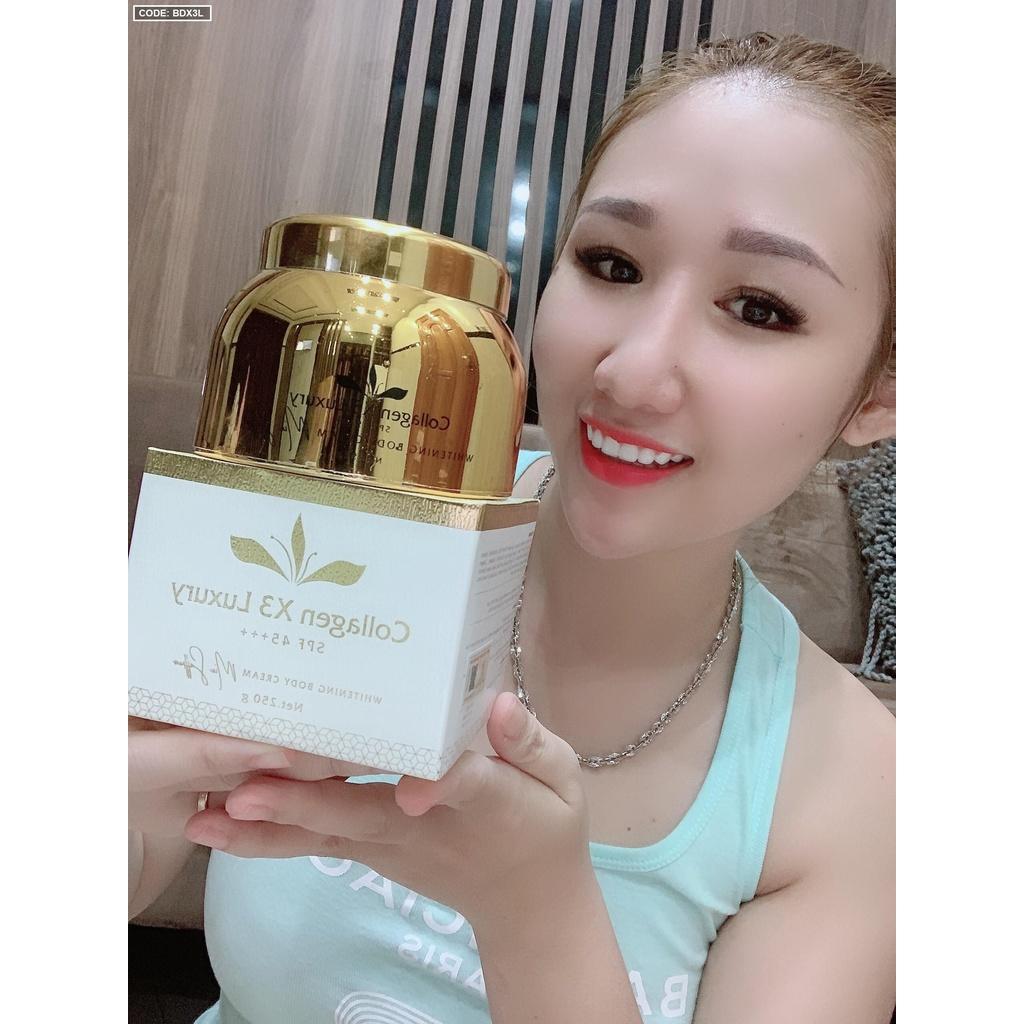 Hộp kem body collagen x3 luxury kích trắng, hàng Đông Anh