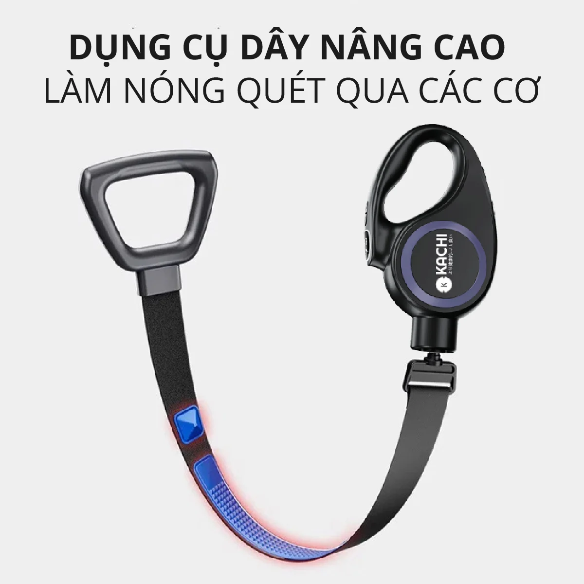 Súng massage Kachi MK353 Pro 6 đầu massage kèm đai rung