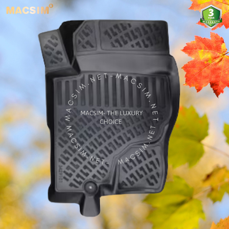Thảm lót sàn ô tô nhựa TPU Silicon Nissan Navara 2005- 2013 Nhãn hiệu Macsim