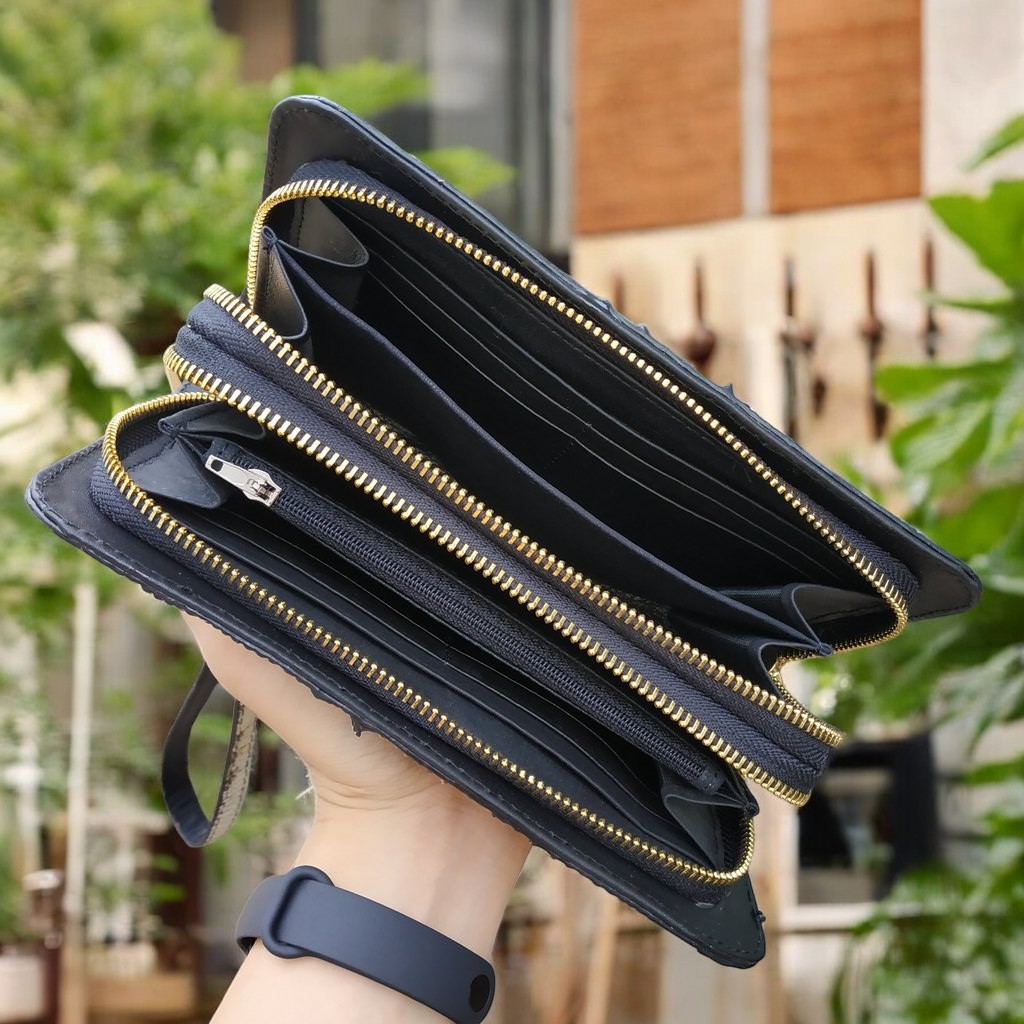 Ví dài cầm tay 2 khuôn size 21*11 cm đẹp khó cưỡng!
